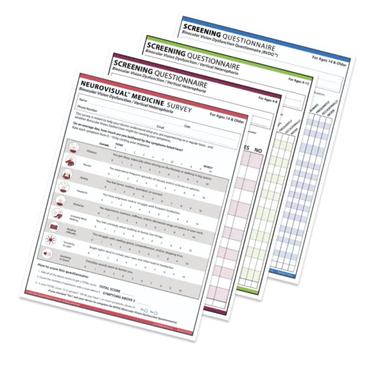 A picture of a group of surveys from NVMI.