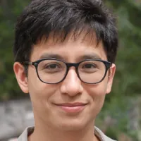 A man wearing glasses.