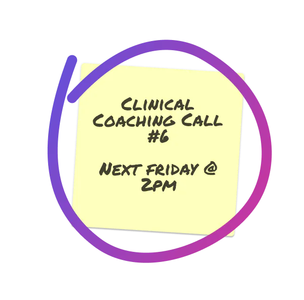 A graphic for clinical coaching.